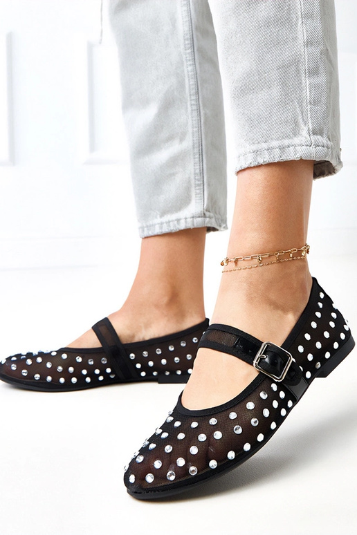 Bailarinas de malla negra con...