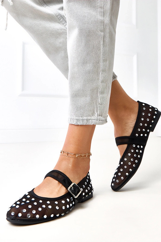 Bailarinas de malla negra con...