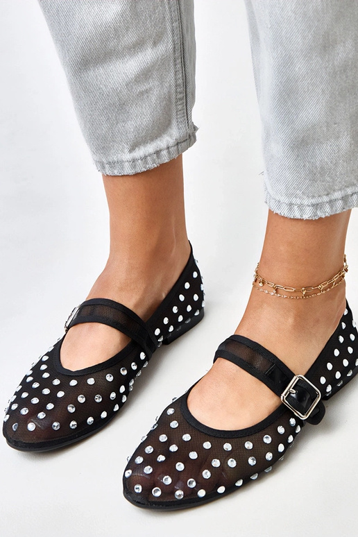 Bailarinas de malla negra con...