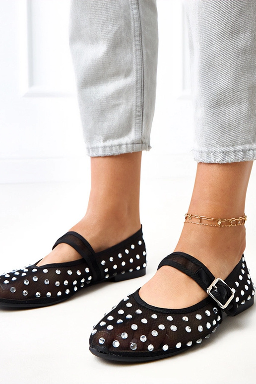 Bailarinas de malla negra con...