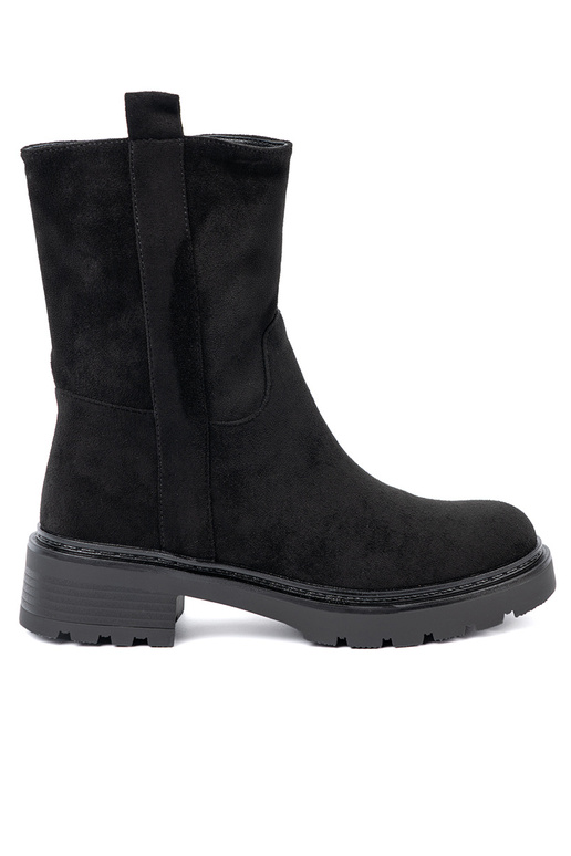 de color negro zapatos sobre una suela gruesa z choleAką en el tobillo