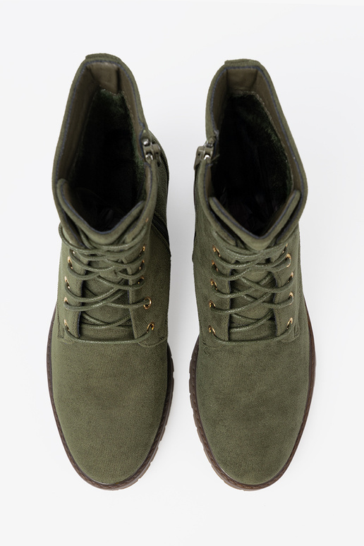 color verde Zapatos de mujer atado para arriba color verde Zapatos de mujer atado para arriba