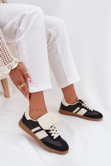 Bajo Zapatillas modelo zapatos. FemeninoENyAiniętym Językiem de color negro Ardira