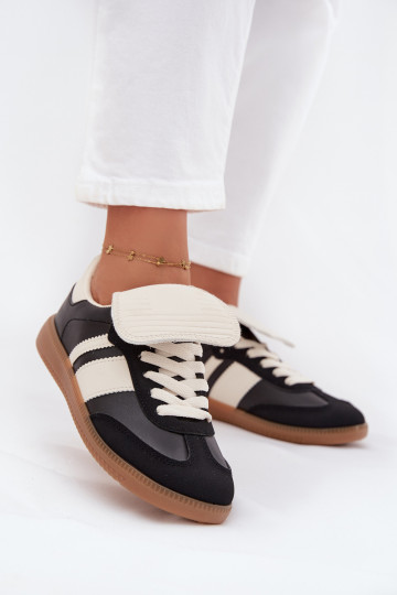 Bajo Zapatillas modelo zapatos. FemeninoENyAiniętym Językiem de color negro Ardira 2