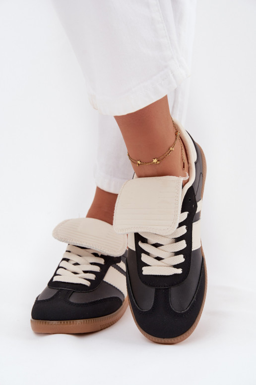 Bajo Zapatillas modelo zapatos. FemeninoENyAiniętym Językiem de color negro Ardira