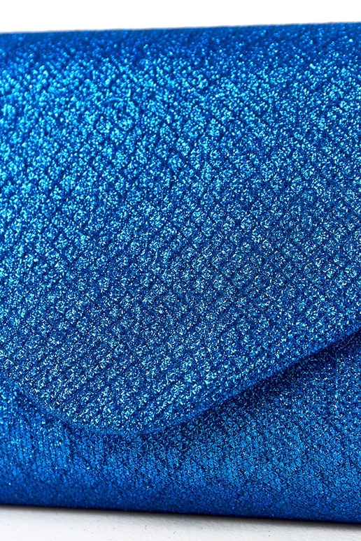 Bolso de mano en forma de sobre azul... Bolso de mano en forma de sobre azul...