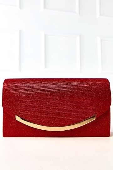 Bolso de mano en forma de sobre rojo Recife 2