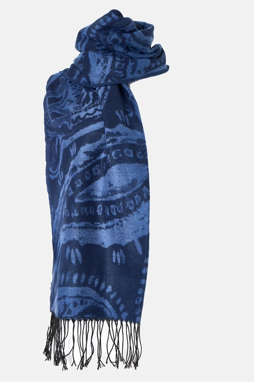 Bufanda marrón con flores Colonie