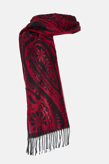 Bufanda rojo y negro con... 2