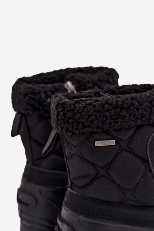 calentamiento Botas de nieve Infantil Al castillo Big Star OO374073 de color negro