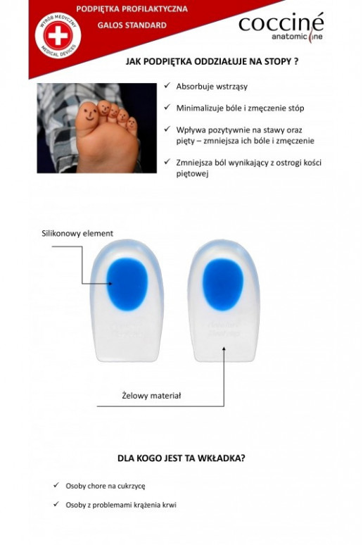 COCCINE GALOS Calcetines de tacón Activado OstrogiŻelu