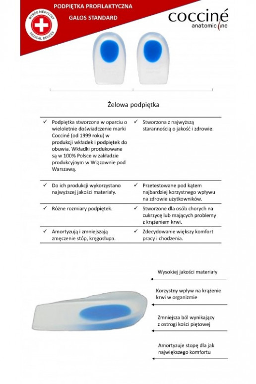 COCCINE GALOS Calcetines de tacón Activado OstrogiŻelu