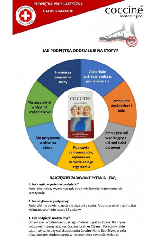 COCCINE GALOS Calcetines de tacón Activado OstrogiŻelu
