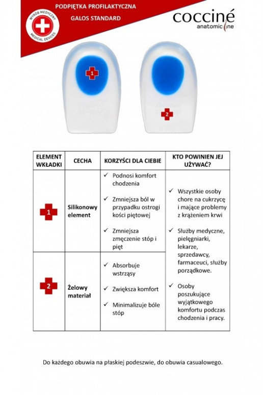 COCCINE GALOS Calcetines de tacón Activado OstrogiŻelu