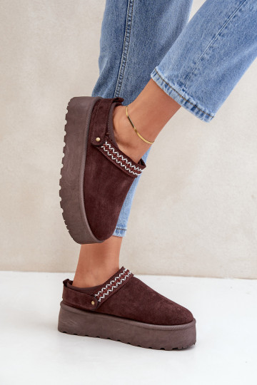 Botas de nieve Con decoraciones Haftem CzekoladoAe Selithria