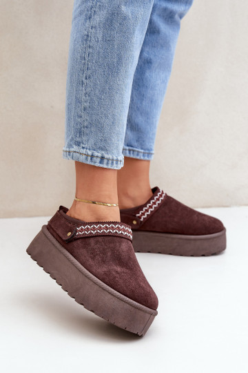 Botas de nieve Con decoraciones Haftem CzekoladoAe Selithria 2