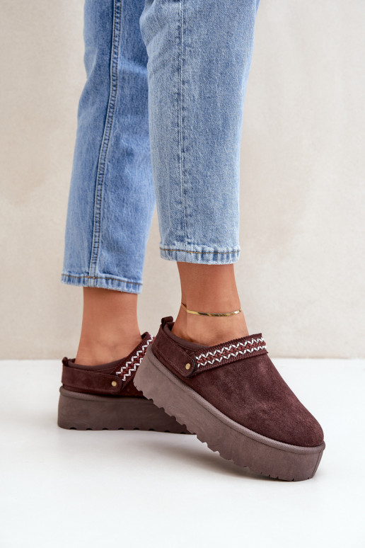 Botas de nieve Con decoraciones Haftem CzekoladoAe Selithria