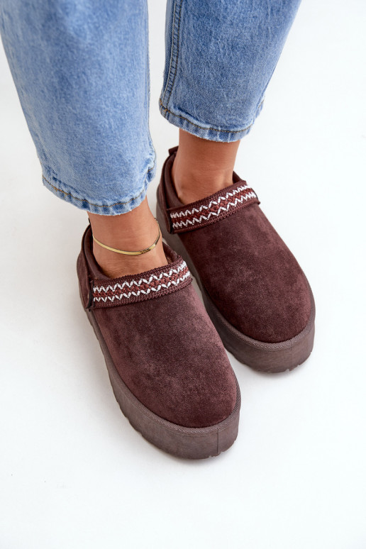 Botas de nieve Con decoraciones Haftem CzekoladoAe Selithria