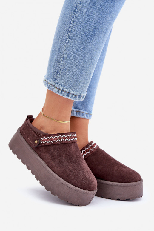 Botas de nieve Con decoraciones Haftem CzekoladoAe Selithria