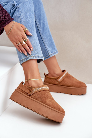 Botas de nieve Con decoraciones Haftem color marrón Selithria