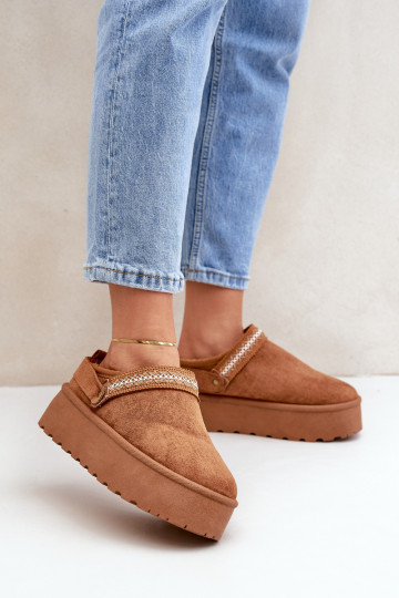 Botas de nieve Con decoraciones Haftem color marrón Selithria 2