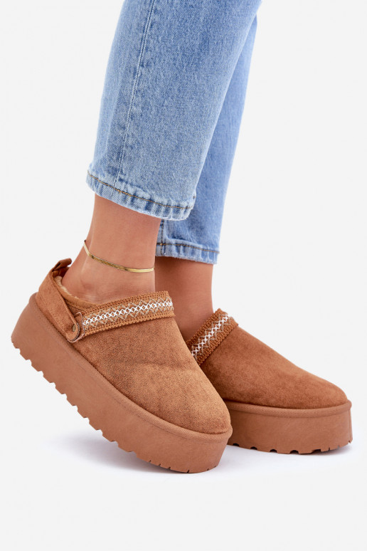 Botas de nieve Con decoraciones Haftem color marrón Selithria