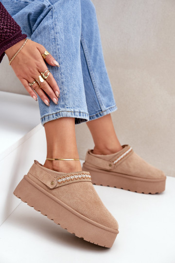 Botas de nieve Con decoraciones Haftem beige Selithria