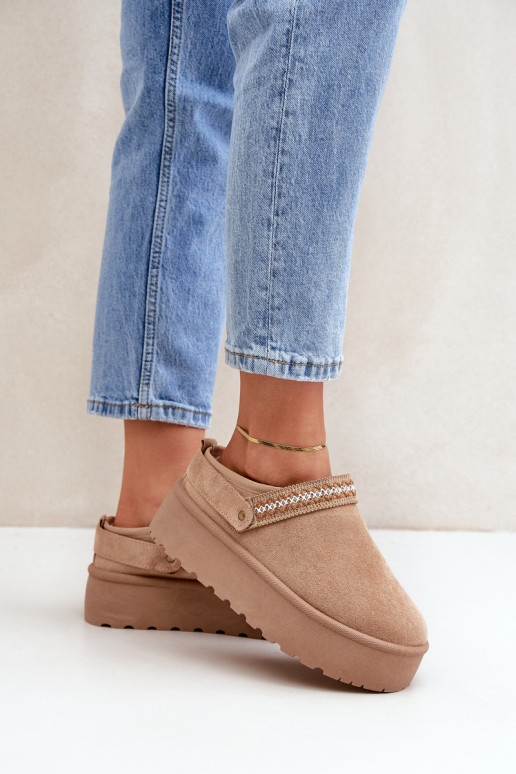 Botas de nieve Con decoraciones Haftem beige Selithria