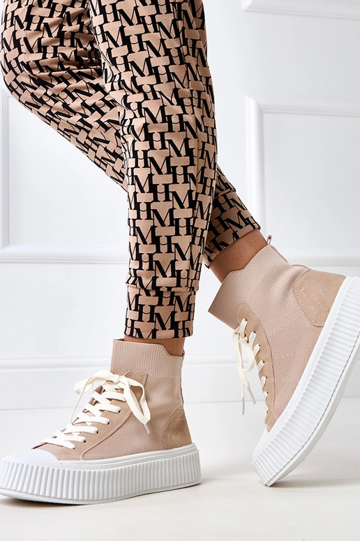 Zapatillas tipo calcetín rosas con...