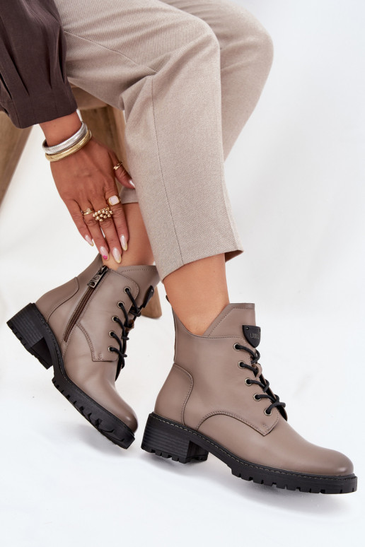 calentamiento Botas de mujer reloj Vinceza 58609 color gris