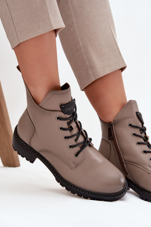 calentamiento Botas de mujer reloj Vinceza 58609 color gris