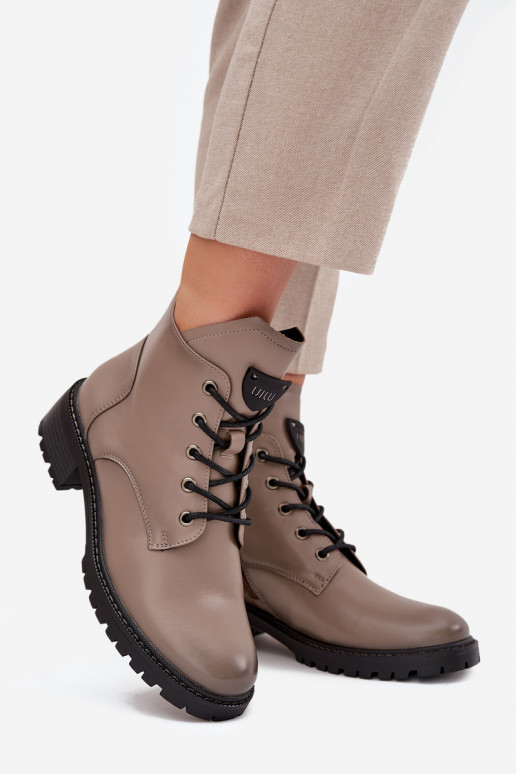 calentamiento Botas de mujer reloj Vinceza 58609 color gris