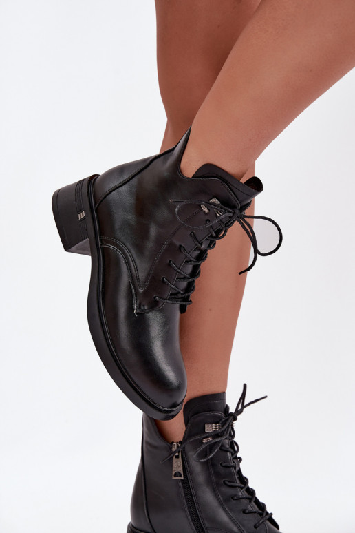 calentamiento Botas de mujer reloj Vinceza 58602 de color negro