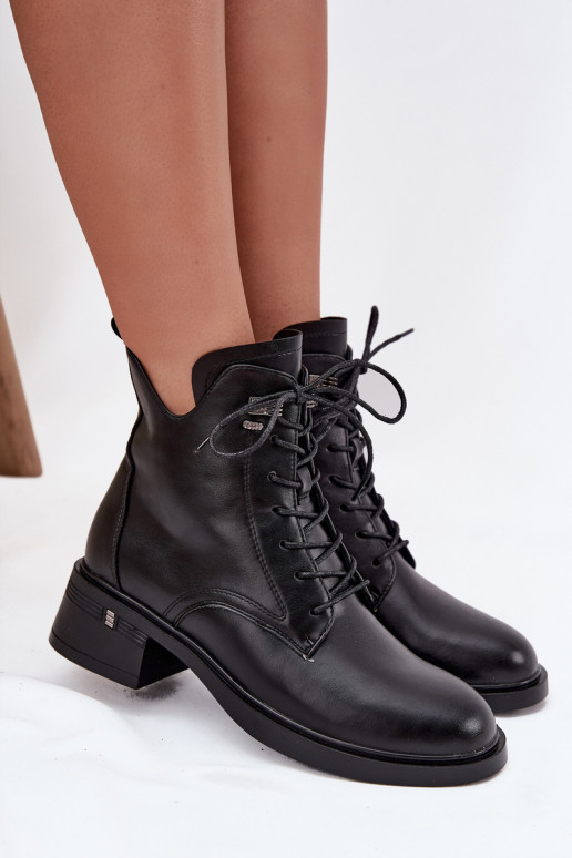 calentamiento Botas de mujer reloj Vinceza 58602 de color negro