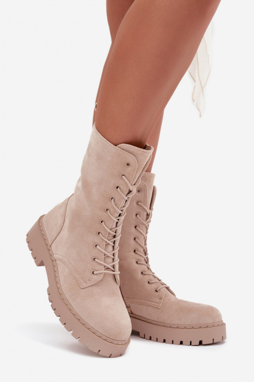 botines de trabajo Femenino calentamiento beige Tiene quervielle