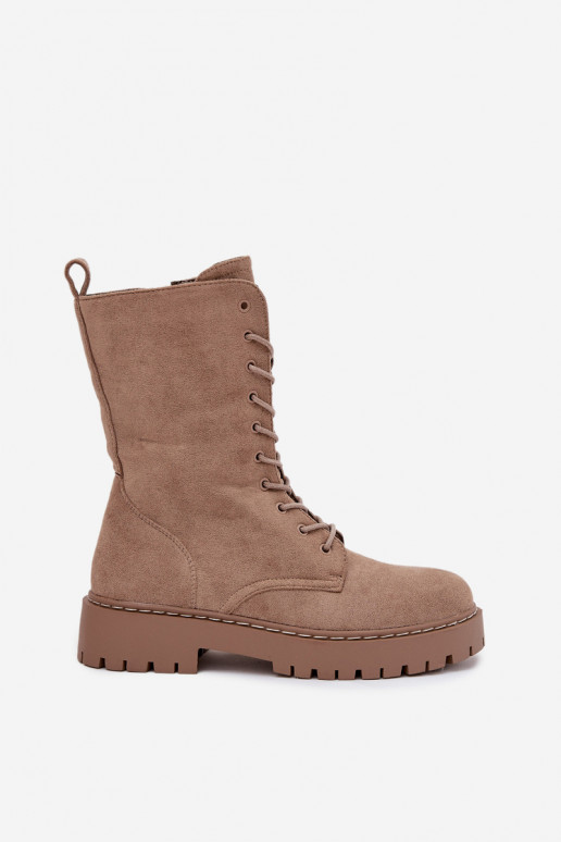 botines de trabajo Femenino calentamiento de color caqui Tiene quervielle