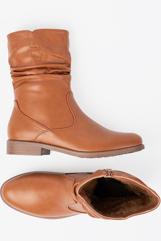 KomfortoAe zapatos karmeloAe z marszczeniami