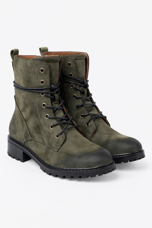 de color caqui botas altas de montar z niskim obcasem de color caqui botas altas de montar z niskim obcasem