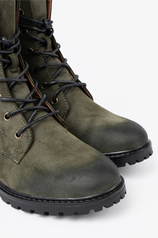 de color caqui botas altas de montar z niskim obcasem de color caqui botas altas de montar z niskim obcasem