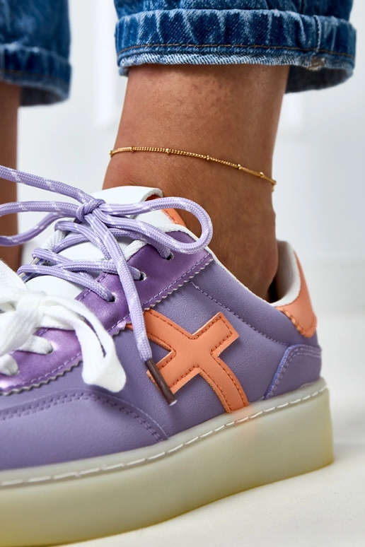 Zapatillas deportivas violetas con...