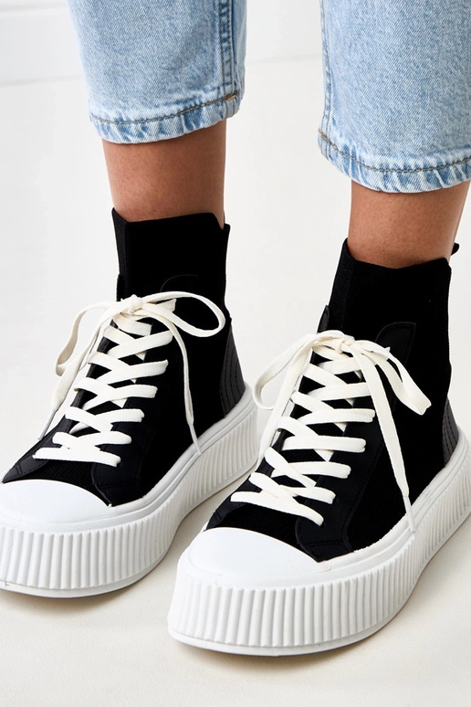 Zapatillas deportivas negras estilo...