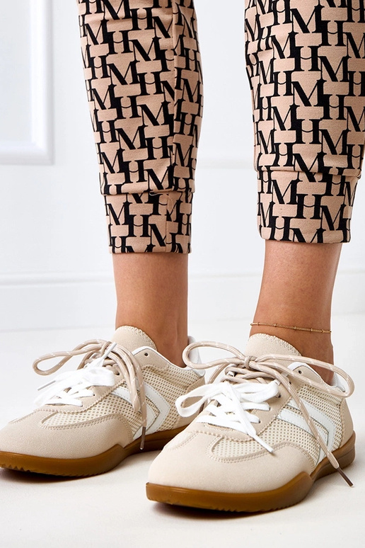 Zapatillas deportivas color arena de...