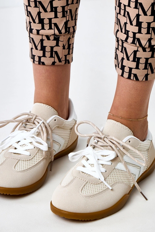 Zapatillas deportivas color arena de...