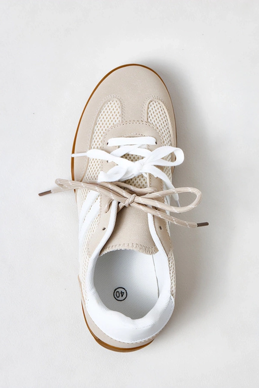 Zapatillas deportivas color arena de...