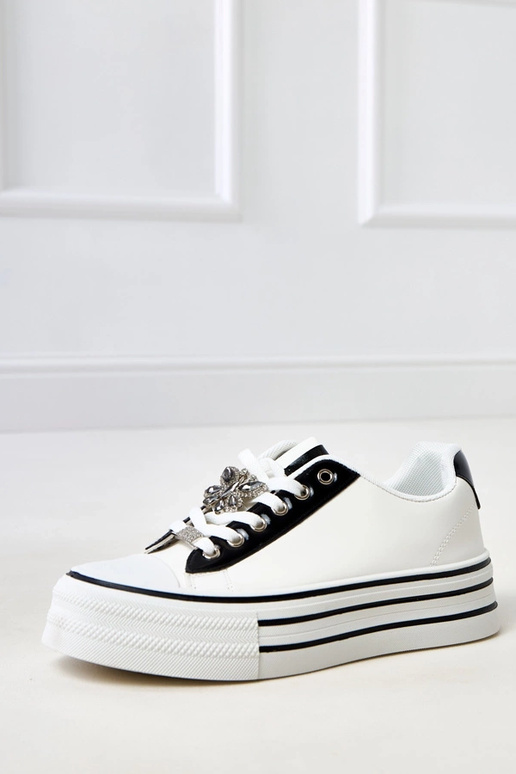 Zapatillas deportivas blancas con... Zapatillas deportivas blancas con...