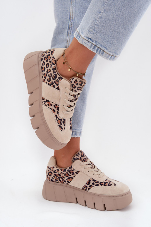 de gamuza calentamiento Zapatillas modelo zapatos. Femenino con una plataforma Vinceza 66841 con estampados de piel de leopardo  de gamuza calentamiento Zapatillas modelo zapatos. Femenino con una plataforma Vinceza 66841 con estampados de piel de leopardo