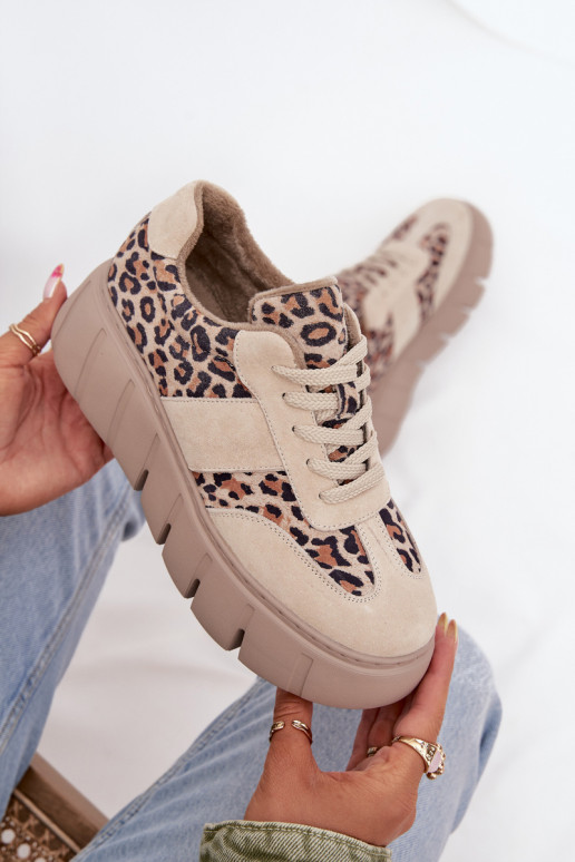 de gamuza calentamiento Zapatillas modelo zapatos. Femenino con una plataforma Vinceza 66841 con estampados de piel de leopardo  de gamuza calentamiento Zapatillas modelo zapatos. Femenino con una plataforma Vinceza 66841 con estampados de piel de leopardo