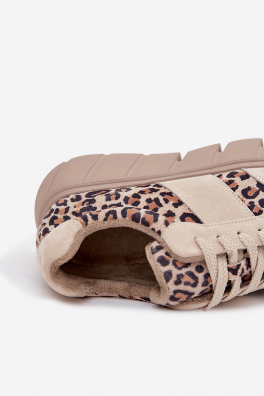 de gamuza calentamiento Zapatillas modelo zapatos. Femenino con una plataforma Vinceza 66841 con estampados de piel de leopardo  de gamuza calentamiento Zapatillas modelo zapatos. Femenino con una plataforma Vinceza 66841 con estampados de piel de leopardo