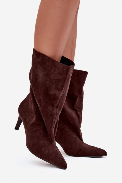 Un modelo convincente Botas de mujer con tacones finos CzekoladoAe Solvienne