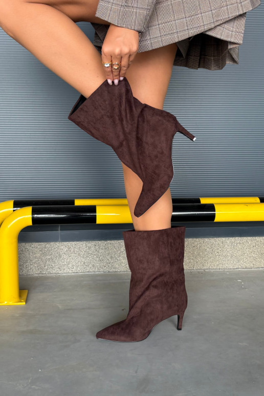 Un modelo convincente Botas de mujer con tacones finos CzekoladoAe Solvienne